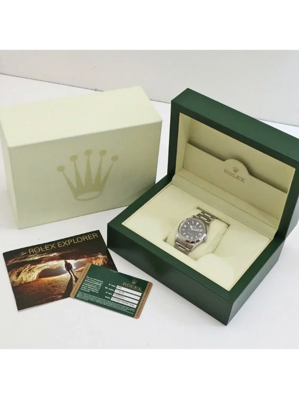 Rolex Explorer 1 Black SS Watch Automatic